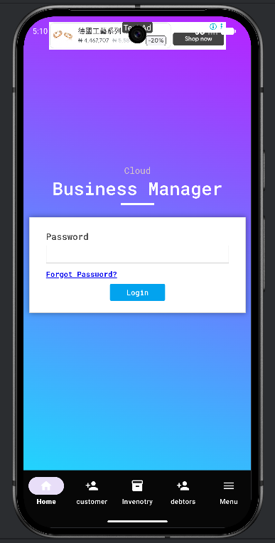 Business Manager Android app